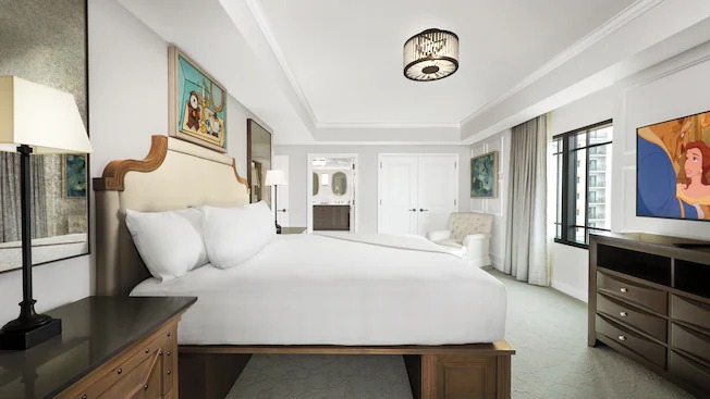 Quarto principal do Disney's Riviera Resort